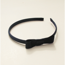 Navy Satin Headband