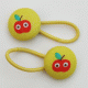 Red Apple on yellow