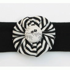Black Stripe Yo-Yo Headband